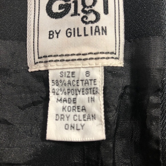 GIGI by Gillian women’s black cocktail dress size 8 - Picture 8 of 12